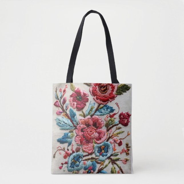 Große Leinwand Totbeutel für Frauen, Zipper Handta Tasche (Vorderseite)