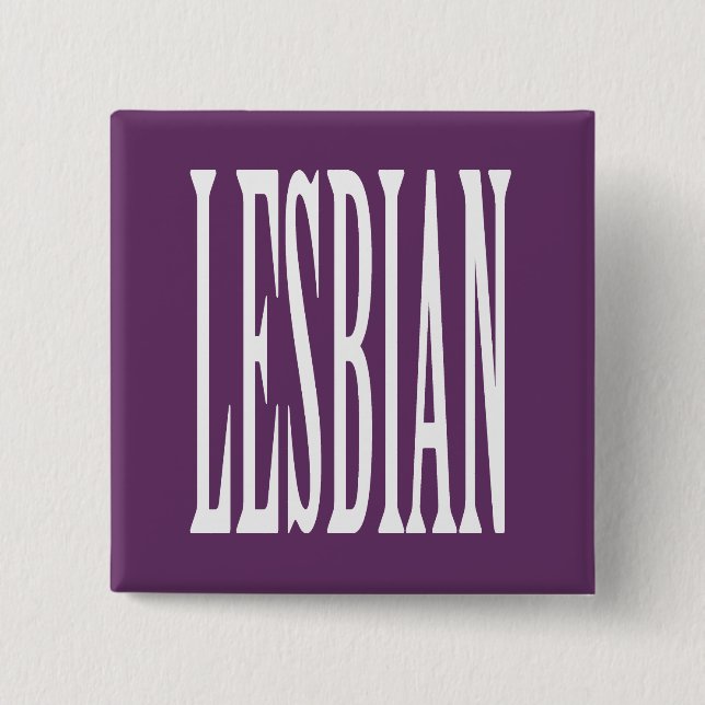GROßE LESBE BUTTON (Vorderseite)