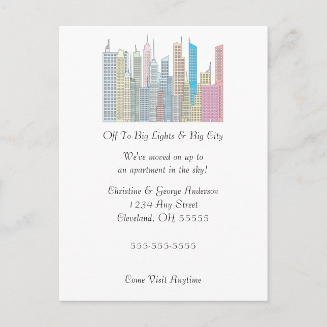 Große Lichter Ankündigung zur Stadtbewegung (Vorderseite)