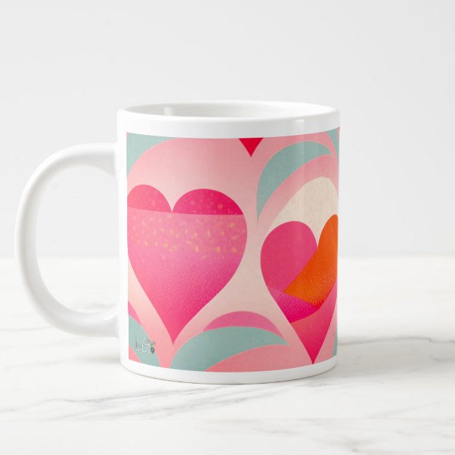 Große Liebe | Jumbo-Tasse (Links)