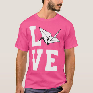 Große Liebe Papier Faltkrane Apparel Japan Origa T-Shirt