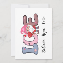 Große Liebe Valentinstag Geschenkkarte Einladung