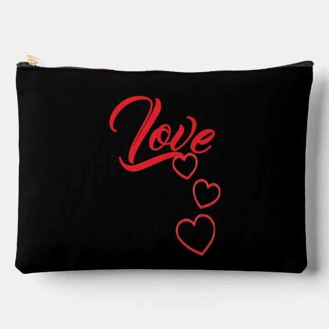 Große Liebe Zubehörtasche (Vorderseite)