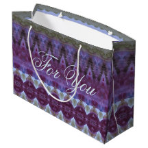 Große Lila Geschenktasche für den Occasions Design