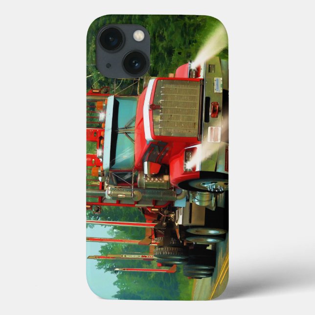 Große Lkw- und Autobahntechnik für Lkw-Liebhaber Case-Mate iPhone Hülle (Rückseite)