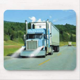 Große Lkw- und Autobahntechnik für Lkw-Liebhaber Mousepad