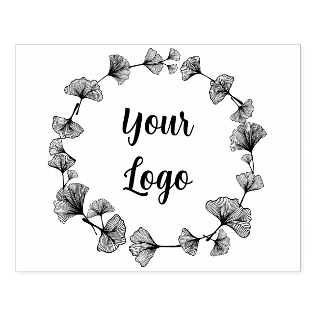 Große Logo-Briefmarke Gummistempel (Prägung)