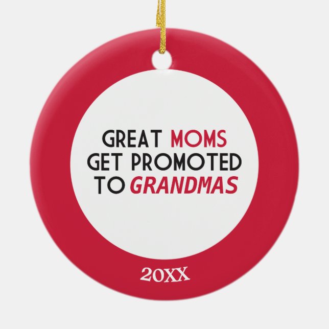 Große Mamas erhalten zu den Großmüttern gefördert Keramik Ornament (Hinten)