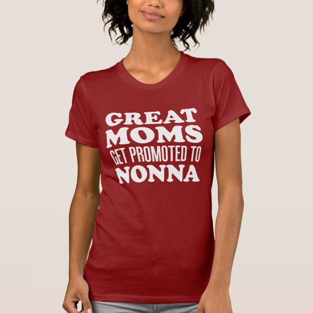 Große Mamas für Nonna (auf DUNKEL) T-Shirt (Vorderseite)