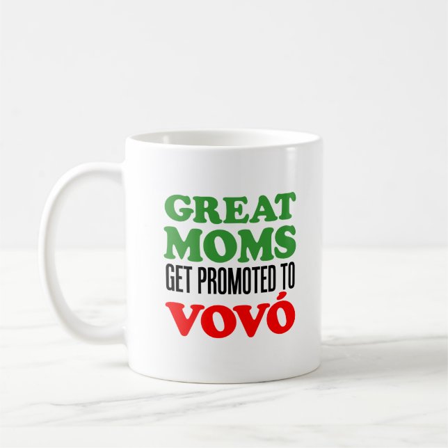 Große Mamas gefördert Vovo zur portugiesischen Kaffeetasse (Links)