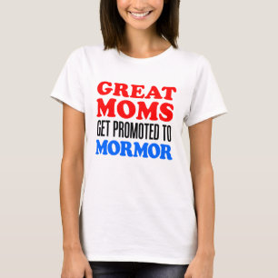 Große Mamas gefördert zu Mormor T-Shirt
