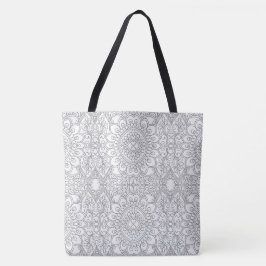 Große, Mandala Gemusterte Schultertasche Tasche