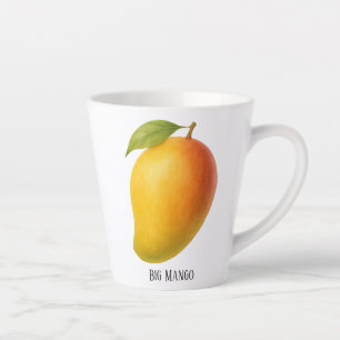 Große Mango, süße Frucht und Name Milchtasse