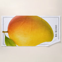 Große Mango, süße Frucht und Name