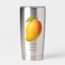 Große Mango, süße Frucht und Name