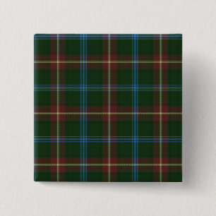Große Manitoba-Tartan Button