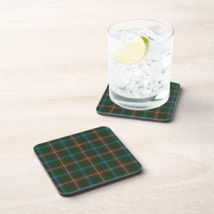 Große Manitoba-Tartan Getränkeuntersetzer