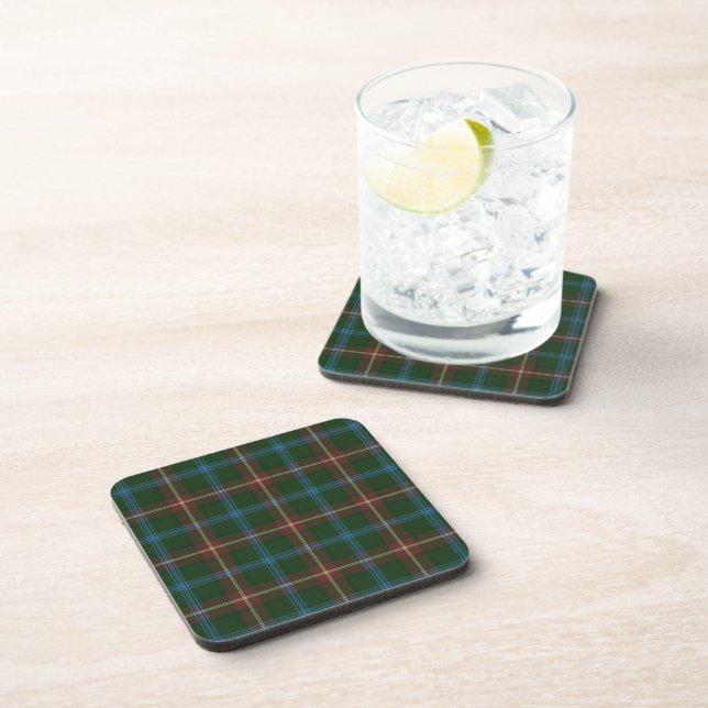 Große Manitoba-Tartan Getränkeuntersetzer (Rechte Seite)
