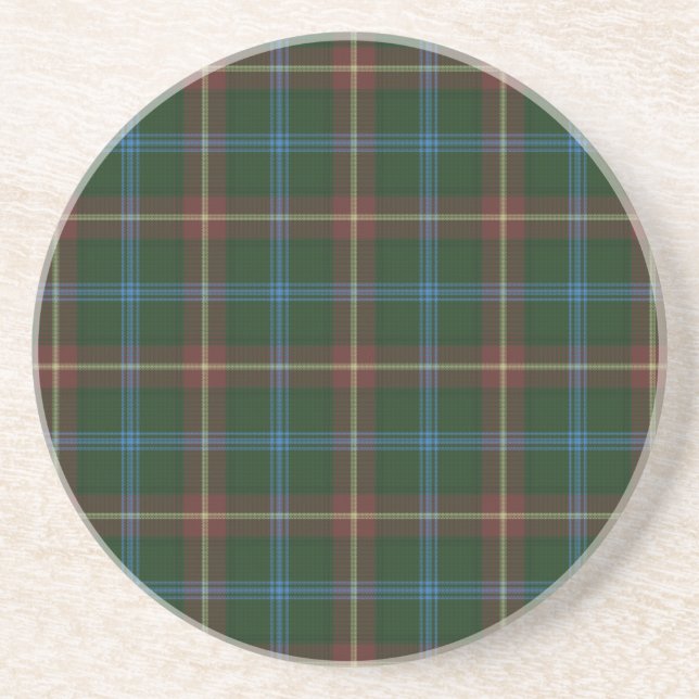 Große Manitoba-Tartan Sandstein Untersetzer (Vorne)
