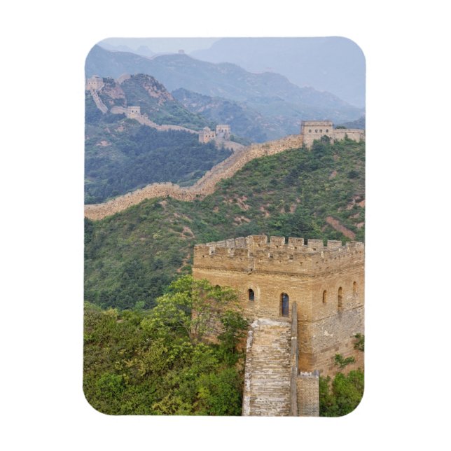 Große Mauer der China in Jinshanling, China. 2 Magnet (Vertikal)