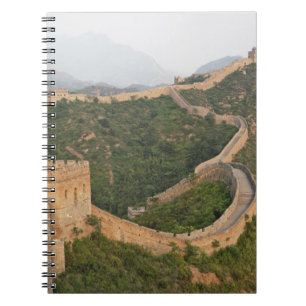 Große Mauer der China in Jinshanling, China, Asie Notizblock