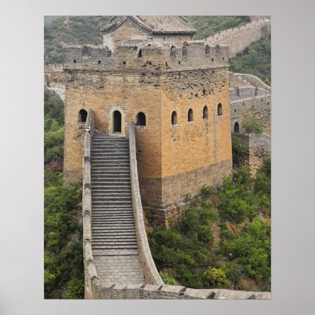 Große Mauer der China in Jinshanling, China, Asien Poster (Vorne)