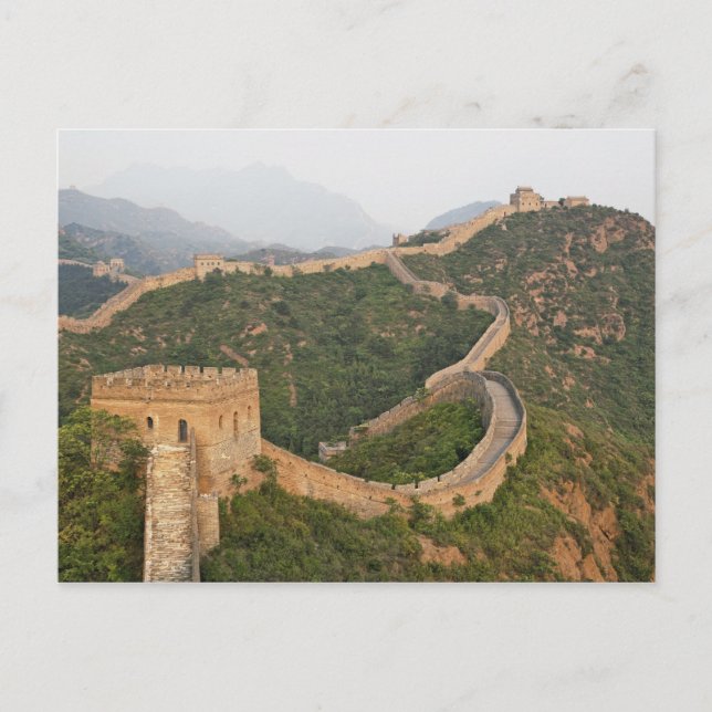 Große Mauer der China in Jinshanling, China, Asien Postkarte (Vorderseite)