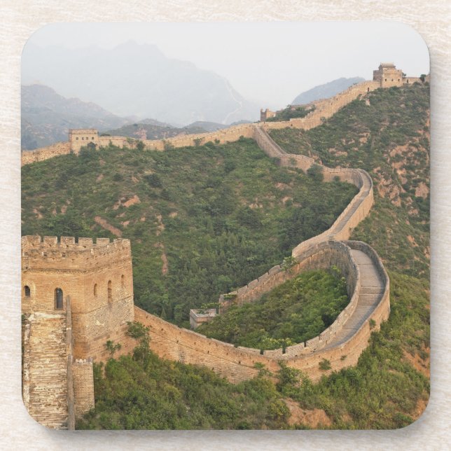Große Mauer der China in Jinshanling, China, Asien Untersetzer (Vorderseite)