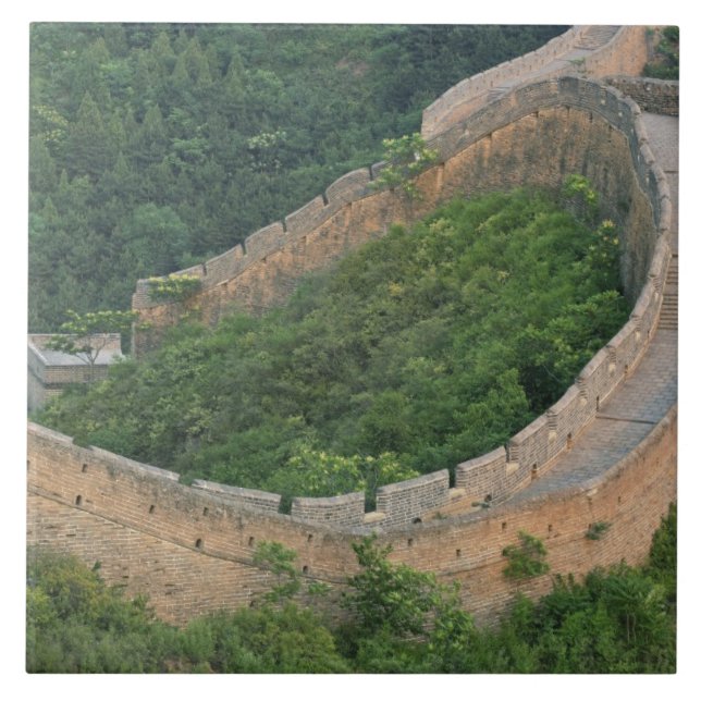 Große Mauer der China in Jinshanling, China. Fliese (Vorderseite)
