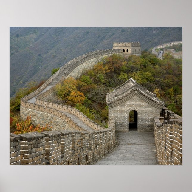 Große Mauer der China in Mutianyu Poster (Vorne)