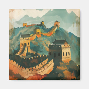 Große Mauer der China Magnet