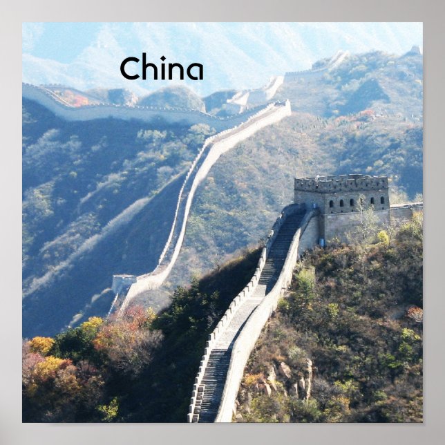 Große Mauer der China Poster (Vorne)