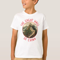 Große Mauer der China Retro-Distressed Circle