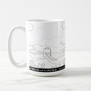 Große Mauer der Tasse der China