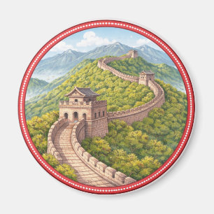 Große Mauer von China Magnet