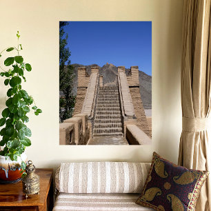 Große Mauer - Westende - Treppe Poster
