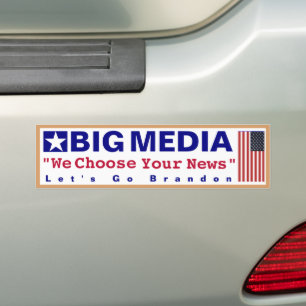Große Medien – WIR wählen Ihre Nachrichten Let's G Autoaufkleber