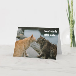 Große Minds denken ähnlich Karte