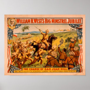 Große Minstrel-Jubiläumsladung von San Juan Hill Poster