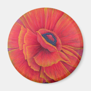 Große Mohnblume 2003 Magnet