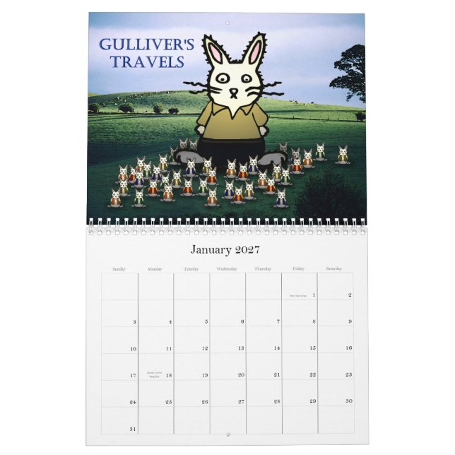 Große Momente dem Kalender in der (Jan 2027)