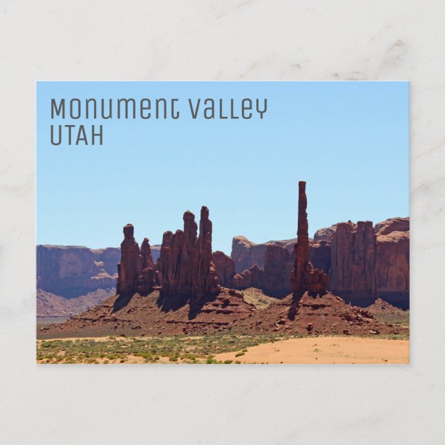 Große Monument Valley Postcard! Postkarte (Vorderseite)