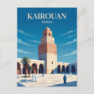 Große Moschee von Kairouan Tunesien Postkarte