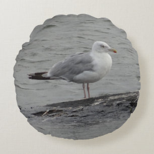 Große Möwe Wurfkissen Rundes Kissen
