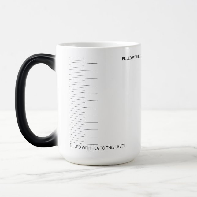 Grosse Mug de thé amusant - Morphage (Gauche)