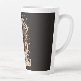 Grosse Mug latte Aquarius Zodiaque céleste Art