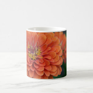Große mutige Zinnia-Blumen-Tasse Kaffeetasse