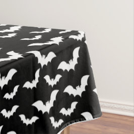 Grosse nappe d'Halloween Bats blancs