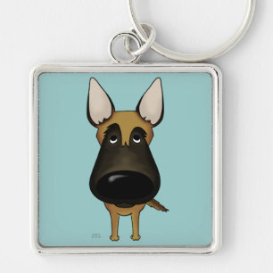 Große Nase Malinois Schlüsselanhänger