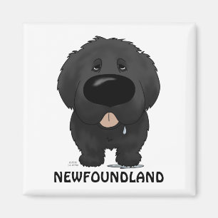 Große Nase Neufundland Magnet